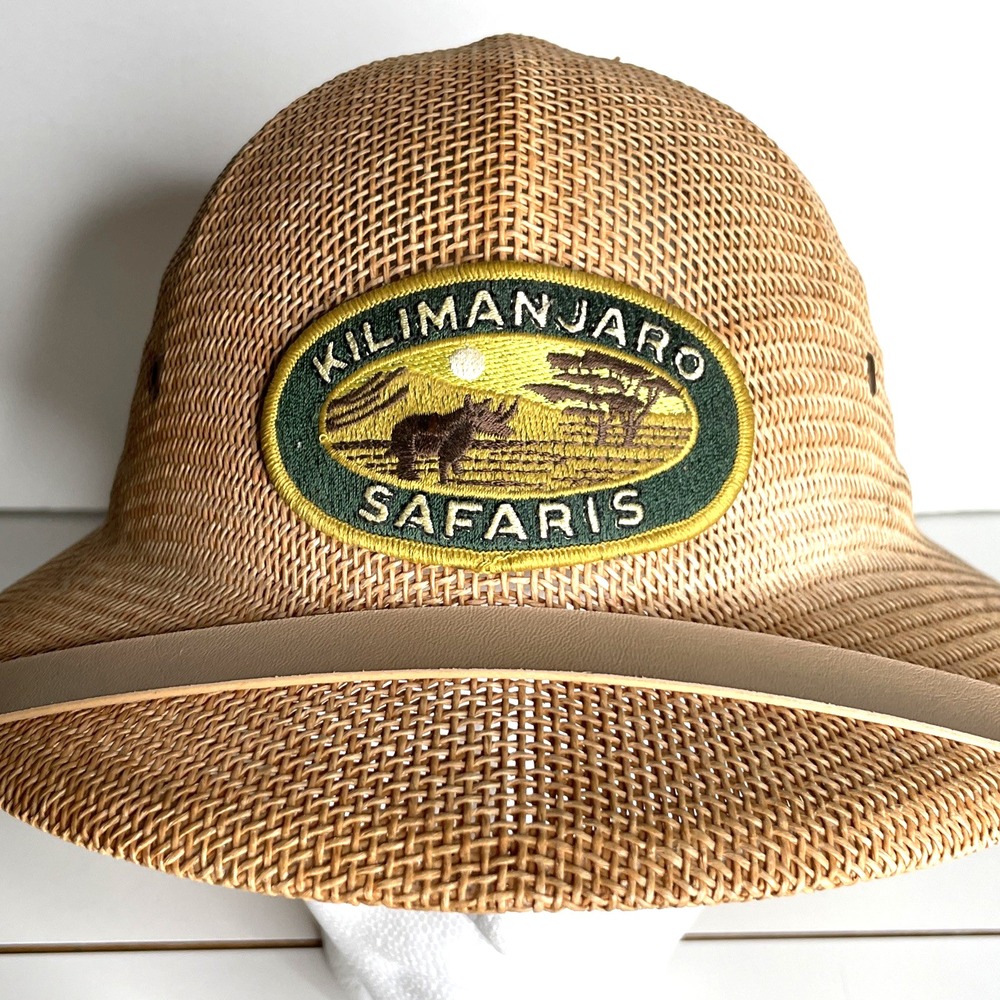 Walt Disney World Company Kilimanjaro Safaris Adjustable Pith Style Hat VTG 90's